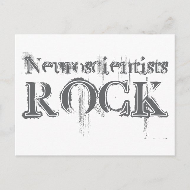 Neuroscientists Rock Postcard (Front)