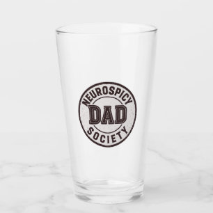 Neurospicy Dad Society Father's Day Gift Glass