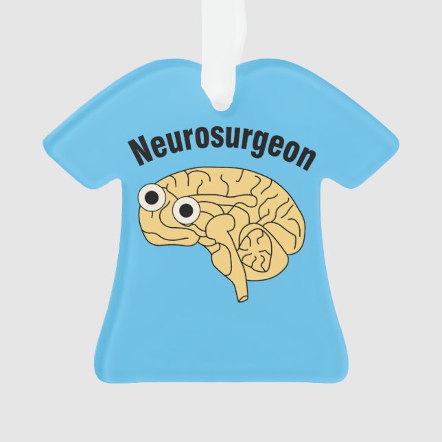 Neurosurgeon Brain  Ornament (Front)