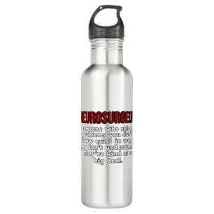 Neurosurgeon Surgery Medical Doctor Neurology Grap 710 Ml Water Bottle