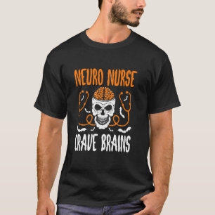 Neurosurgery Neurology Trauma ICU Halloween Neuro  T-Shirt