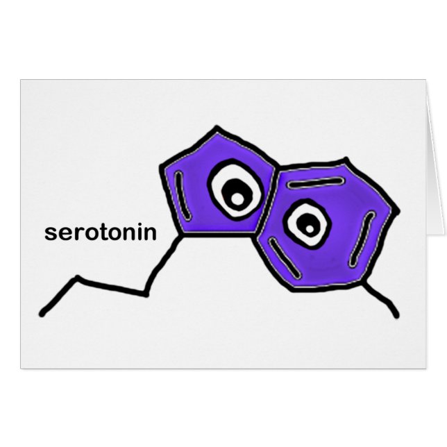 Neurotransmetteur de sérotonine (Devant horizontal)