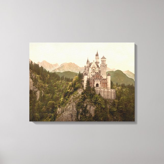 Neuschwanstein Castle, Bavaria, Germany Canvas Print (Front)