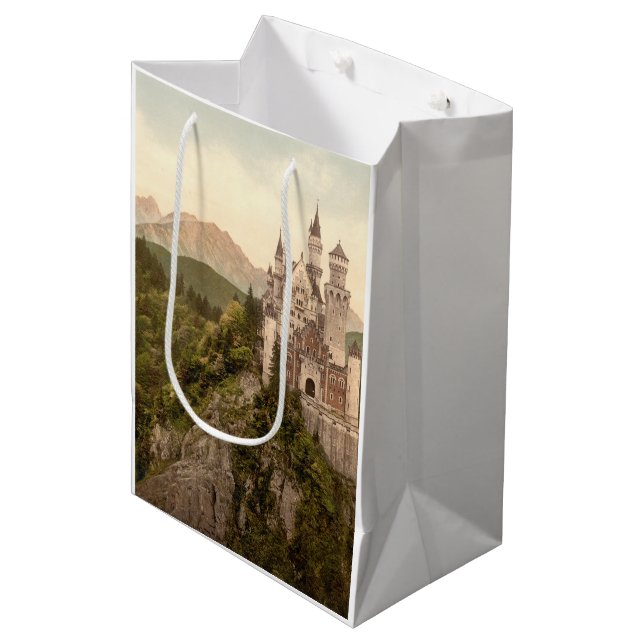 Neuschwanstein Castle, Bavaria, Germany Medium Gift Bag (Front Angled)