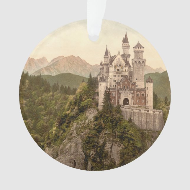 Neuschwanstein Castle, Bavaria, Germany Ornament (Front)