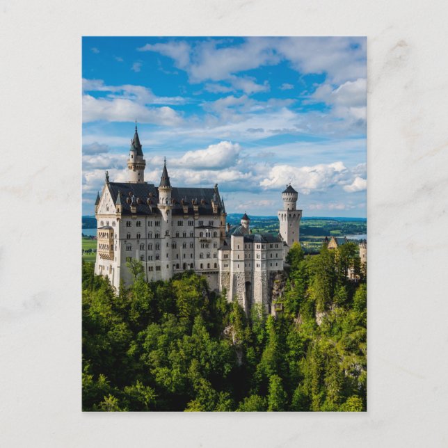 Neuschwanstein Castle - Bavaria - Germany Postcard (Front)