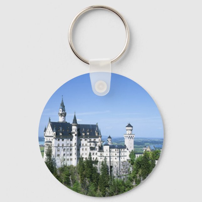 Neuschwanstein Castle Bavaria Keychain (Front)