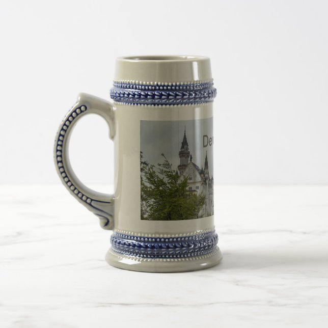 Neuschwanstein Castle German Beer Stein (Left)