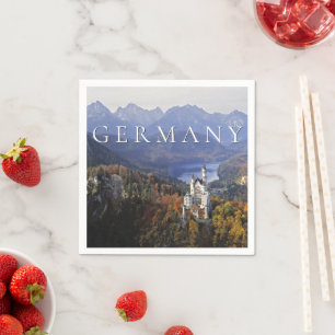 Neuschwanstein Castle Germany, Bavaria Napkin
