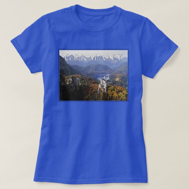 Neuschwanstein Castle | Germany, Bavaria T-Shirt (Design Front)