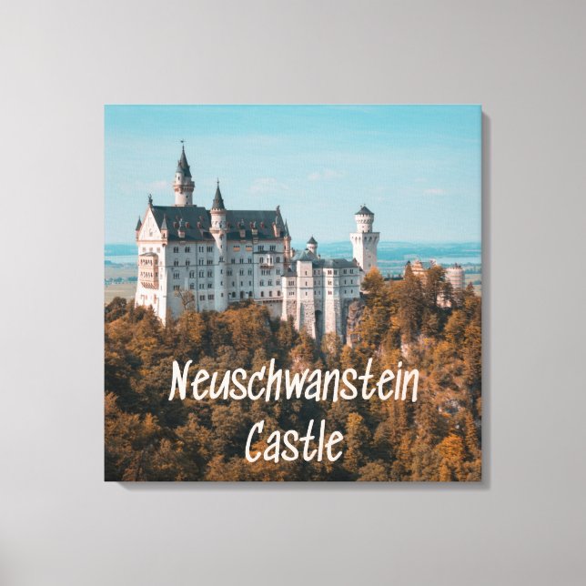 Neuschwanstein Castle Germany Canvas Print (Front)