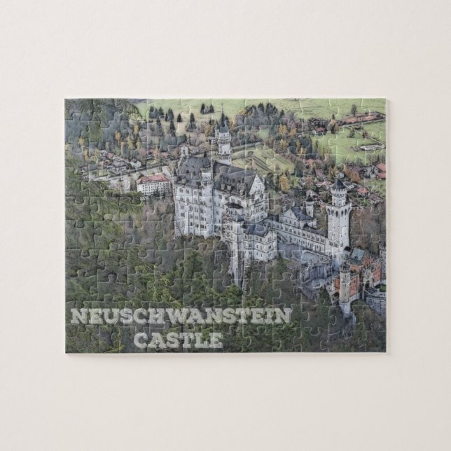 Neuschwanstein Castle Germany Jigsaw Puzzle (Horizontal)
