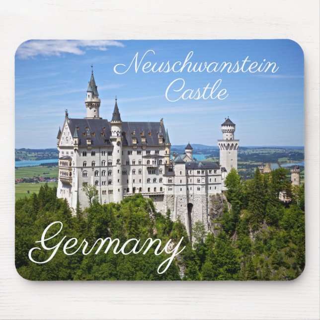 Neuschwanstein Castle Germany Mouse Pad (Front)