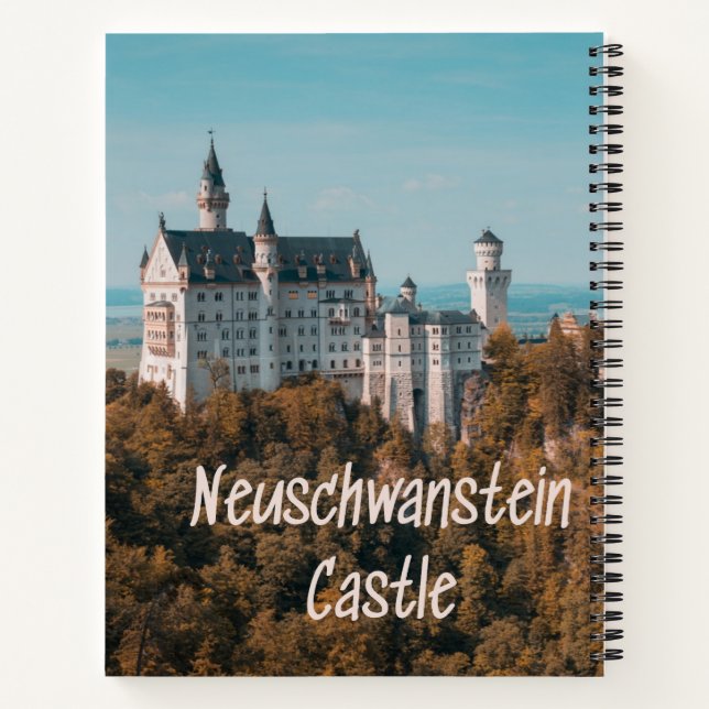Neuschwanstein Castle Germany Notebook (Back)