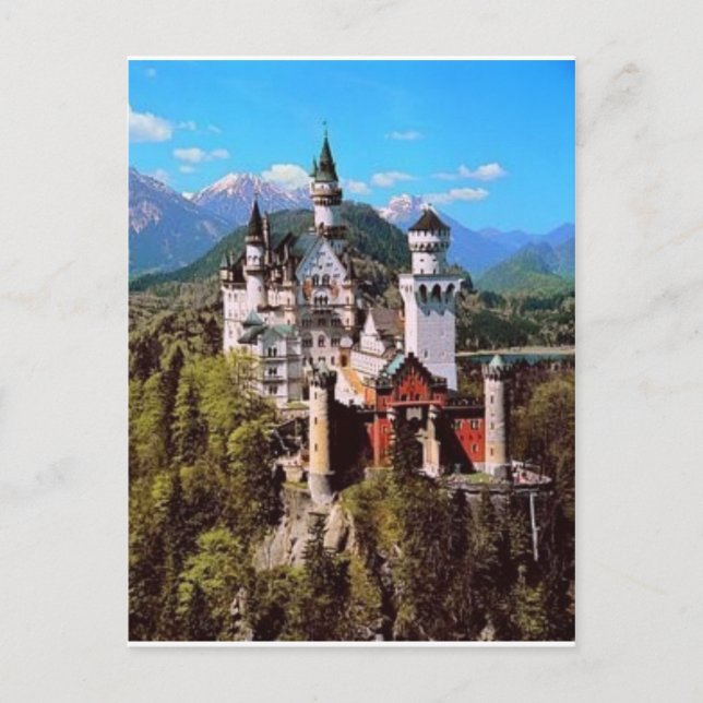 neuschwanstein castle - germany postcard (Front)