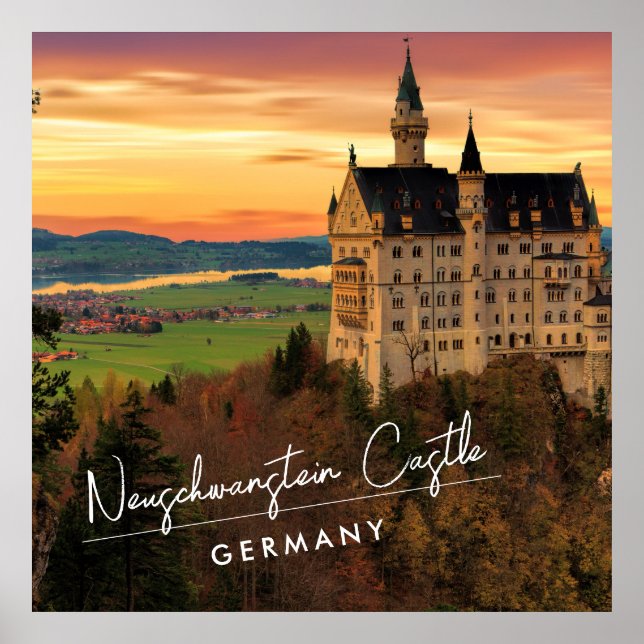 Neuschwanstein Castle Germany Poster (Front)