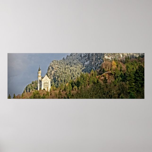 Neuschwanstein Castle - Germany - Poster 36x12 (Front)