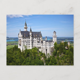Neuschwanstein Castle in Germany Photo Postcard