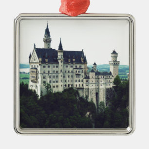 Neuschwanstein castle metal ornament