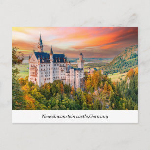 Neuschwanstein castle postcard