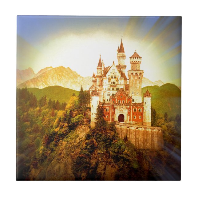 Neuschwanstein Castle Tile (Front)