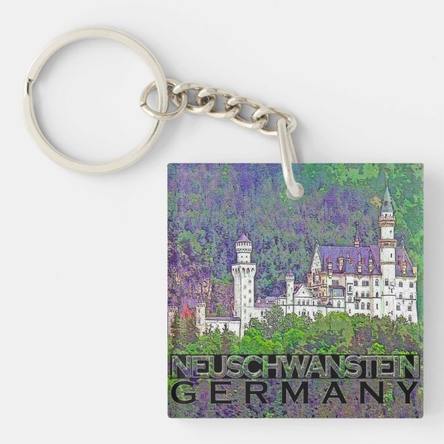 Neuschwanstein Keychain (Front)
