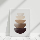 Neutral Abstract Bowls Wall Art<br><div class="desc">This Neutral Abstract Bowls Wall Art is a great choice for a neutral or bohemian interior. Find matching products in Boho Illustration Arts collection.</div>