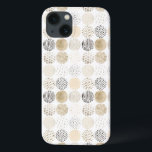 Neutral Abstract Circle Pattern iPhone 13 Case<br><div class="desc">Neutral Abstract Circle Pattern. Artist: June Erica Vess. Image ID: 150363D.</div>