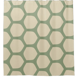 Neutral Abstract Green & Beige Minimal Pattern