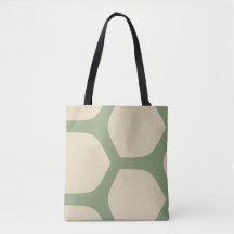 Neutral Abstract Green & Beige Minimal Pattern