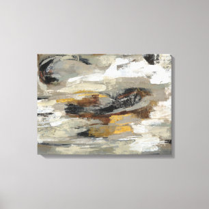 Neutral Abstract Grey Print Silvia Vassileva