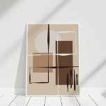 Neutral Abstract Shapes Wall Art<br><div class="desc">This Neutral Abstract Shapes Wall Art is a great choice for a neutral or bohemian interior. Find matching products in the Boho Illustration Arts collection.</div>