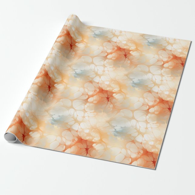 Neutral Abstract Wrapping Paper (Unrolled)