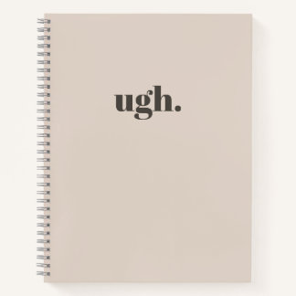 Neutral AestheticMinimal Notebook | Warm Sand 
