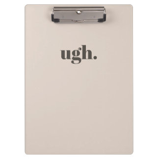 Neutral AestheticMinimal Notebook | Warm Sand  Clipboard