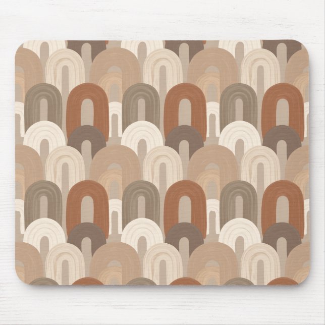 Neutral Arch Abstract Pattern Mouse Pad (Front)