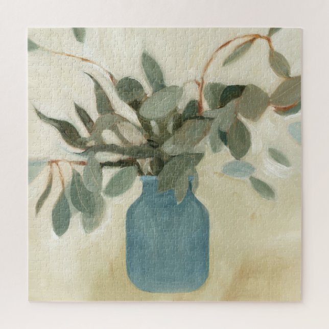 Neutral Arrangement - Stemmed Leaves Jigsaw Puzzle (Vertical)