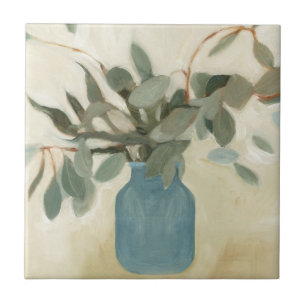 Neutral Arrangement - Stemmed Leaves Tile