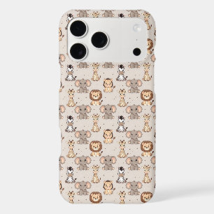 Neutral Baby Safari Pattern