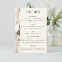 Neutral Beige Abstract Modern Editorial Wedding