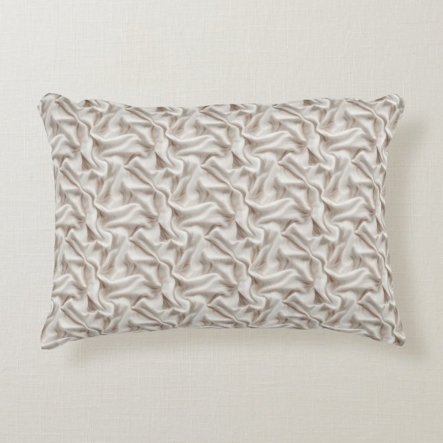 Neutral Beige, Cream & Ivory Accent Cushion (Front)