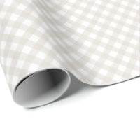 Neutral beige gingham simple plaid checks