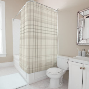 Neutral Beige Plaid