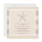 Neutral Beige Starfish Beach Wedding