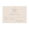 Neutral Beige Starfish Beach Wedding