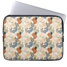 Neutral Boho Abstract Laptop Sleeve