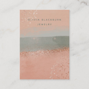 Neutral Boho and Rose Gold Earring Display Card
