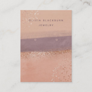 Neutral Boho and Rose Gold Earring Display Card