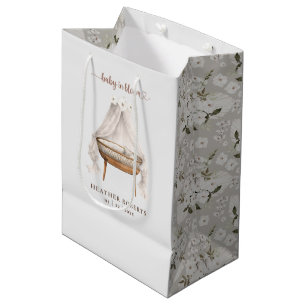Neutral Boho Baby Shower Gift Bag