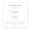 Neutral Boho Beige Candle Product Label